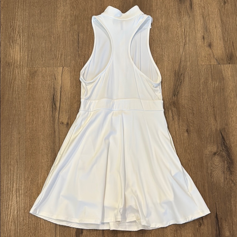 NWT HALARA White Sleeveless Dress - Picture 3 of 4